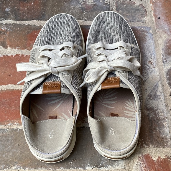 Olukai Pehuea Lī lace-up sneakers / slides - Picture 13 of 16